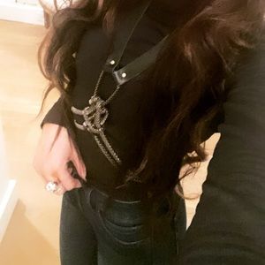 BCBG body jewelry, harness